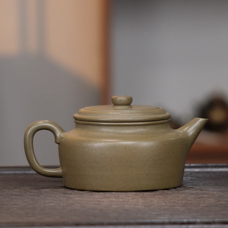 轻舟紫砂 蟹壳青剑流德钟260cc