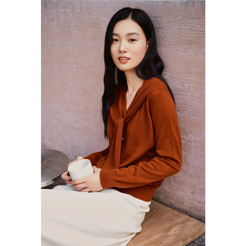 YINER音儿专选2025春季新款毛针织衫8C65106326