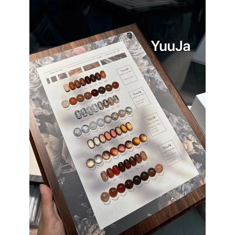 柚甲32色甲油胶秋冬焦糖色美博会新品美甲店专用小套系