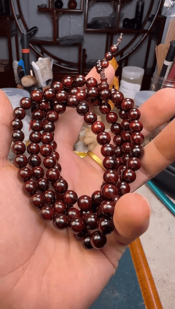 【闪购商品】小叶紫檀手串/手链印度小叶紫檀老料108颗8mm