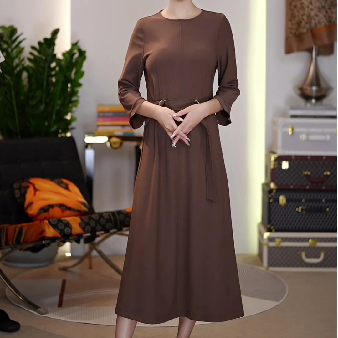 【七景超级太太】2024新款连衣裙气质轻奢时尚   SL22400