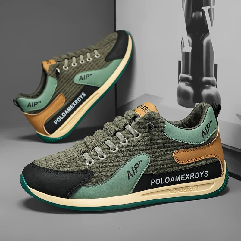 冬季加绒保暖棉鞋男士一脚蹬休闲板鞋防滑工作百搭潮鞋加厚学生