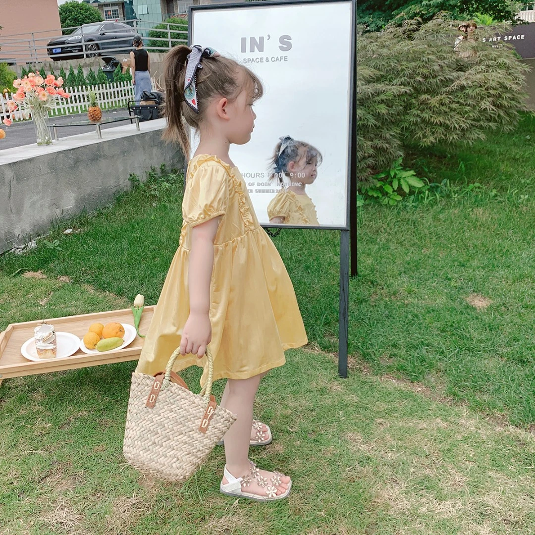 【沫沫妈原创设计—夏款连衣裙】韩版连衣裙洋气短袖裙子21X230