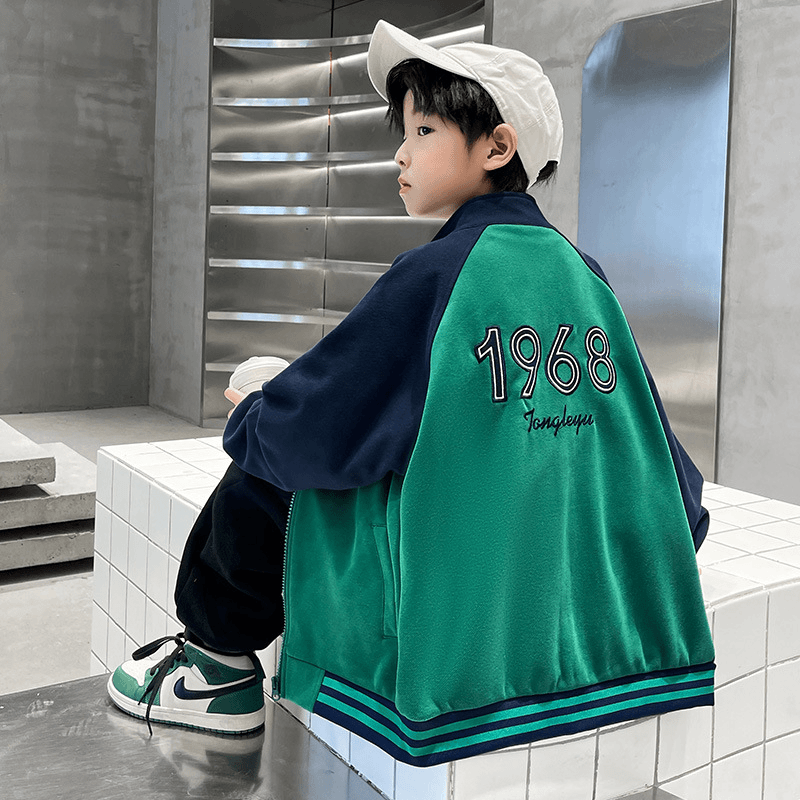 童装男童春装外套春秋款2024新款儿童棒球服中大童男孩春季衣服潮