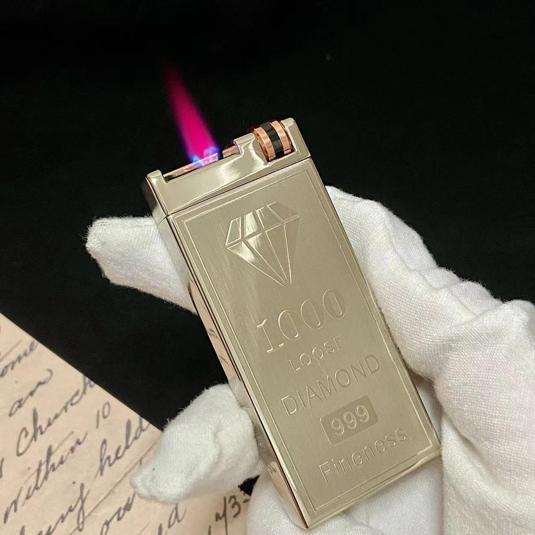 [166号]新款CL2419感应滚轮点火红焰防风充气打火机