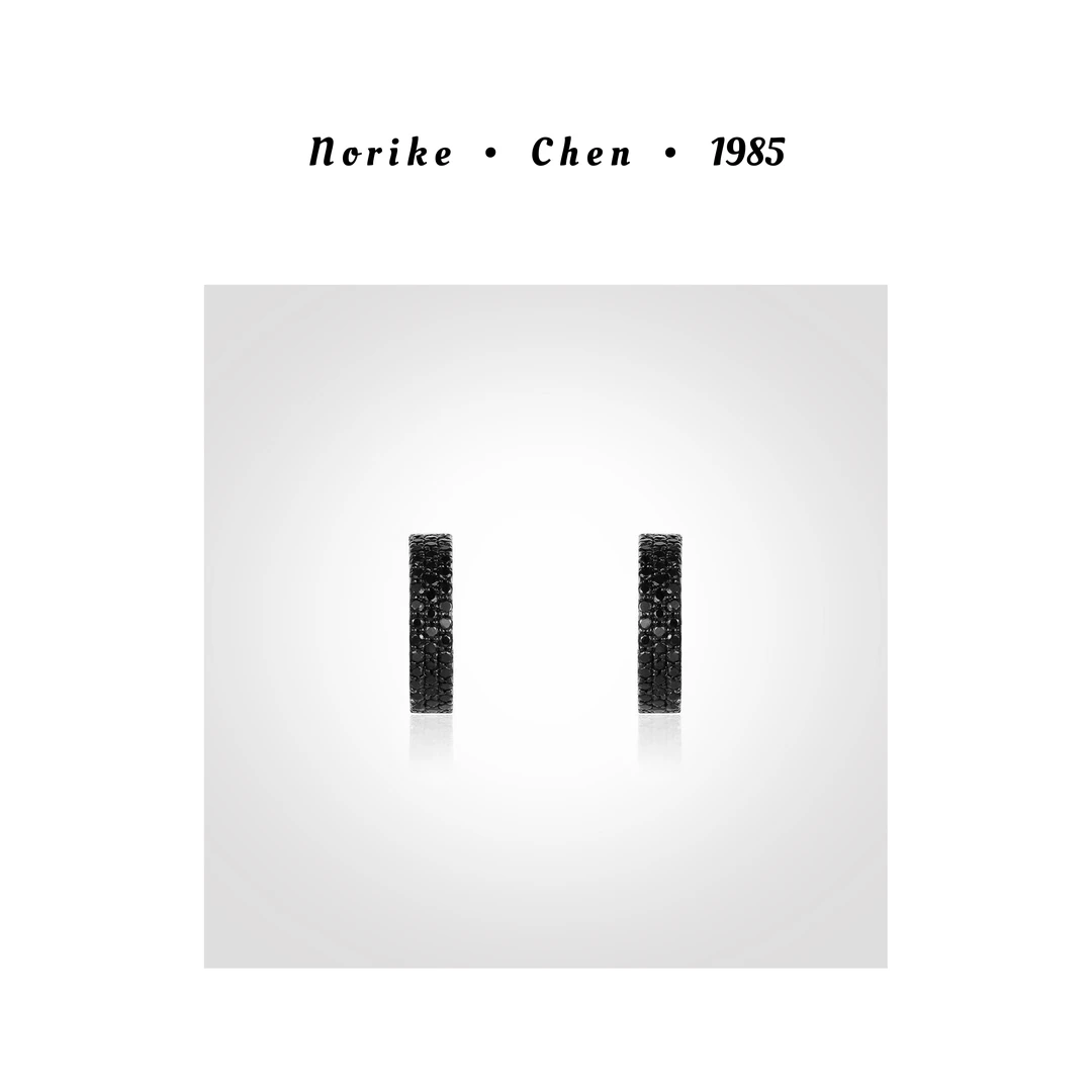 KEDING/刻町 合金耳饰 迷你排钻耳环AM41241