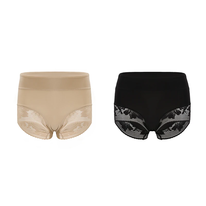 Norike/NorikeFT 步步生花蕾丝软弹两条装女士短裤910DPN