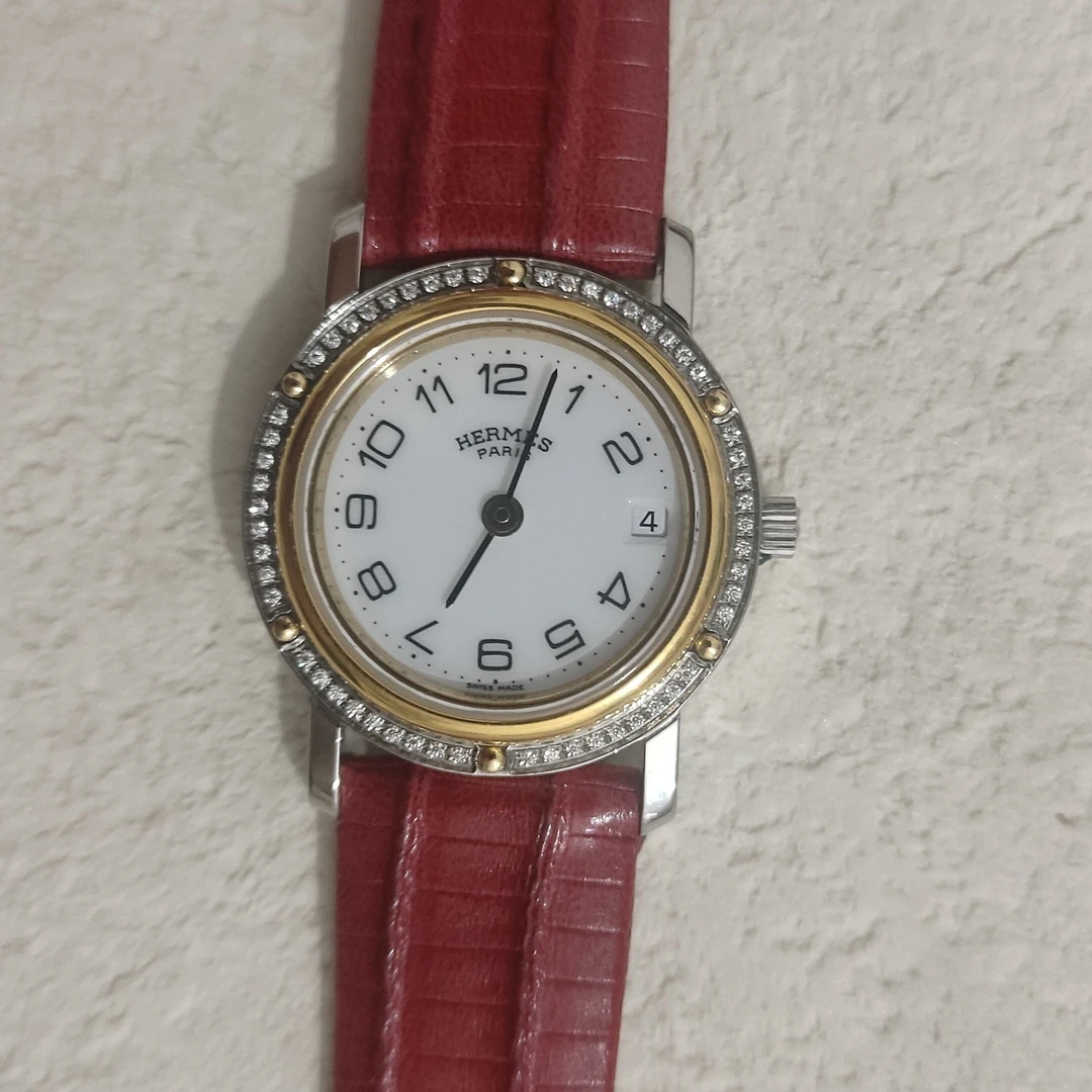 99新 Hermes/爱马仕 爱马仕/99新/Hermes/石英/公价43000/24mm/