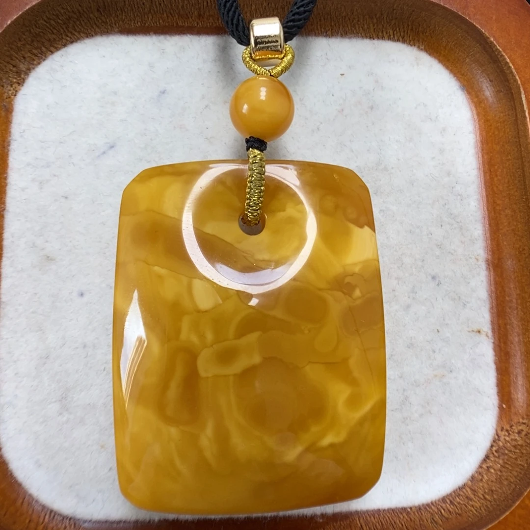 蜜蜡颈饰未镶嵌蜜蜡