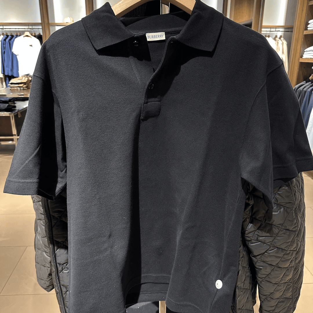 BURBERRY博柏利新款翻领直筒休闲短袖POLO衫