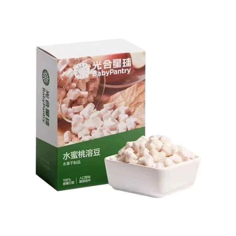 光合星球婴幼儿溶豆火龙果水蜜桃溶豆入口即化