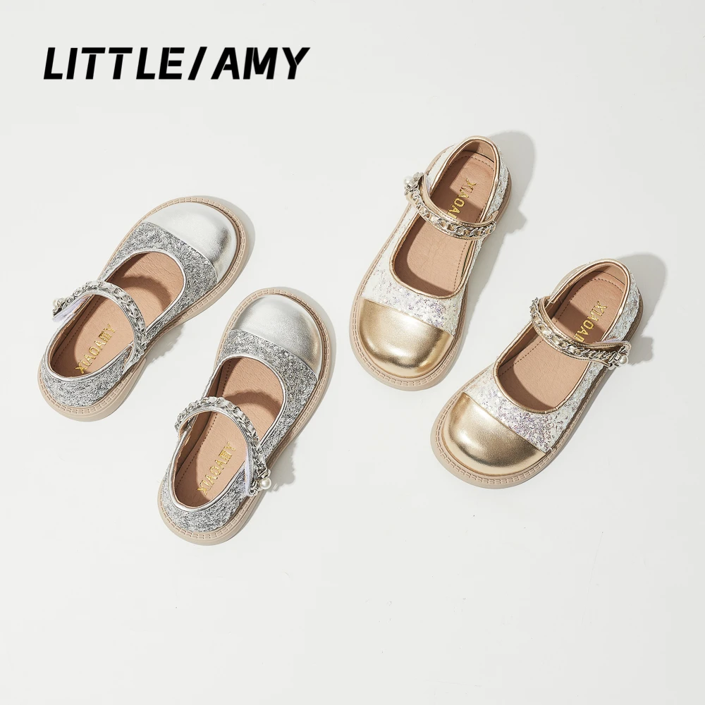 小艾咪2025秋季玛丽珍女童时尚百搭软底洋气轻奢单鞋