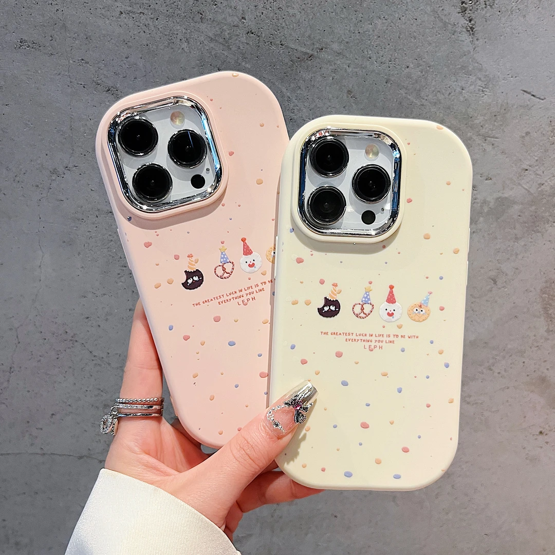 银镜小胖墩适用苹果15/iPhone/华为荣耀手机壳个性mate60Pro爆款