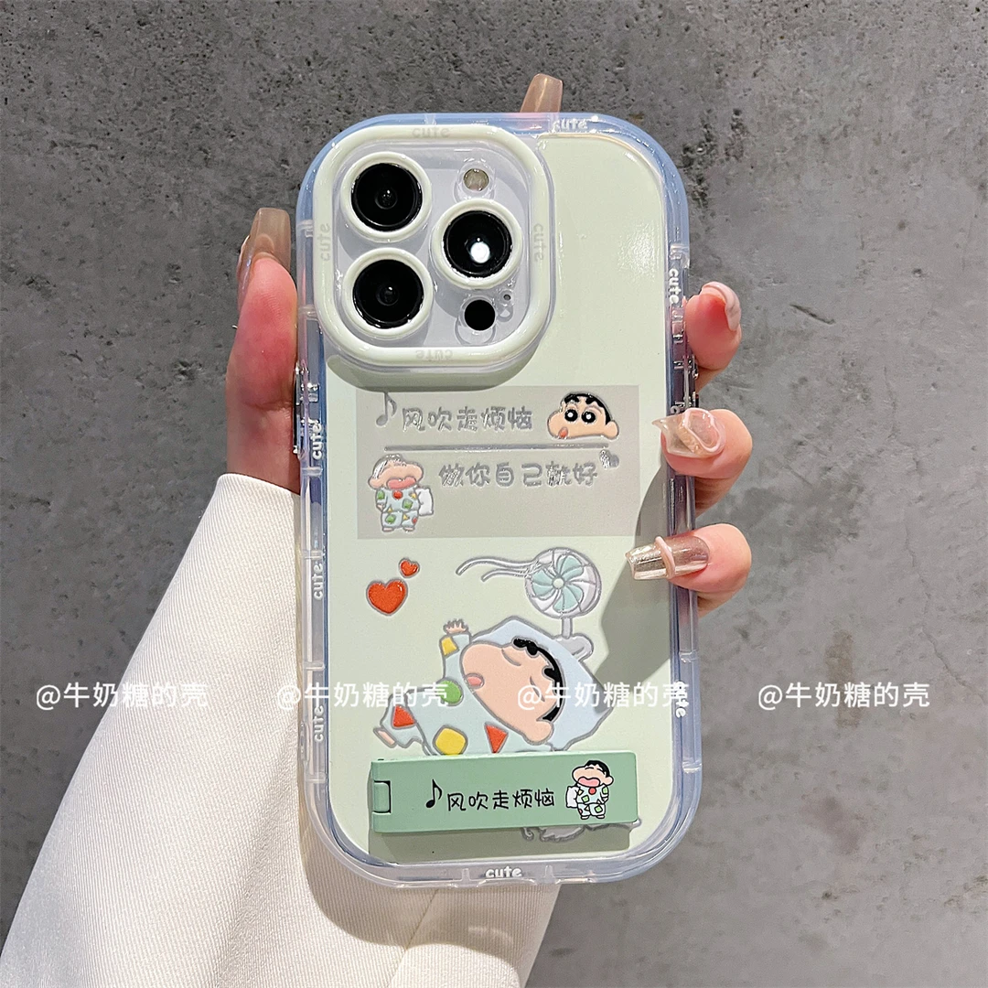 羽纱奶油壳适用苹果15iPhone/华为荣耀/OPPO/VIVO/小米手机壳防摔