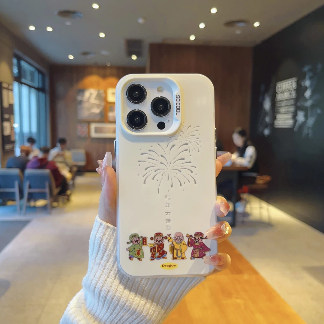 磨砂彩银适用苹果15/iPhone/华为荣耀/OPPO/VIVO/小米手机壳个性