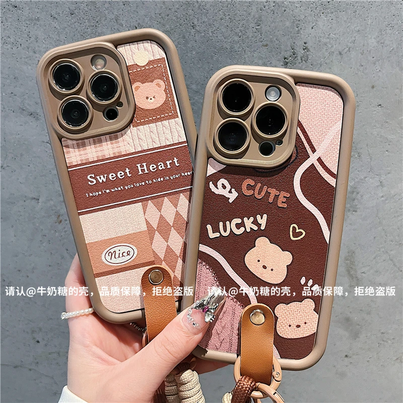 精孔相框皮纹适用苹果15/iPhone/华为荣耀/oppo/vivo/小米手机壳