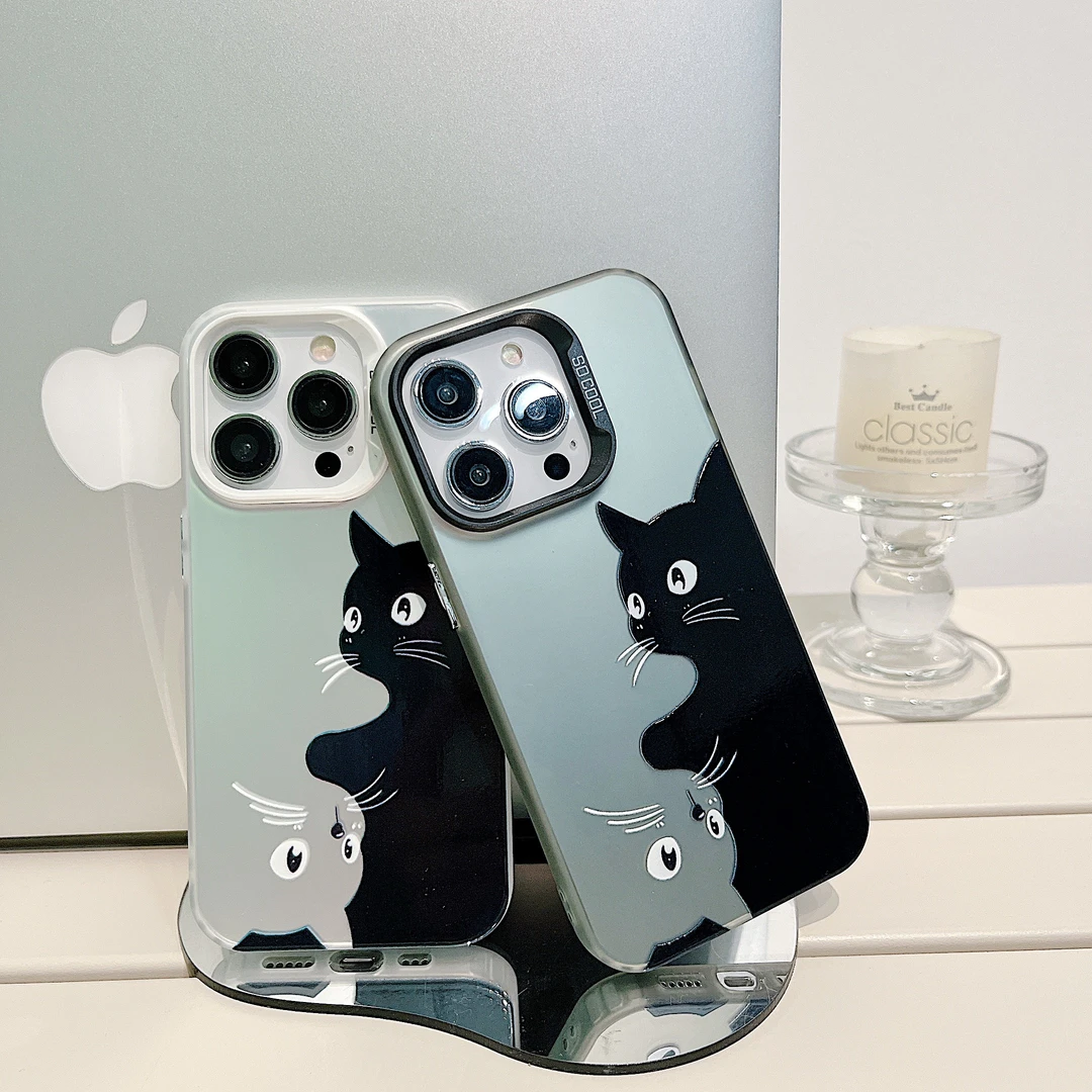 磨砂彩银适用苹果15/iPhone/华为荣耀/OPPO/VIVO/小米手机壳个性