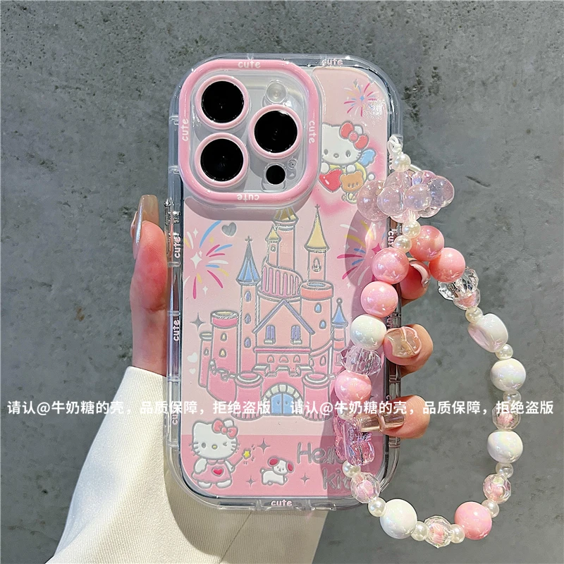 羽纱奶油壳适用苹果16iPhone/华为荣耀/OPPO/VIVO/小米手机壳防摔