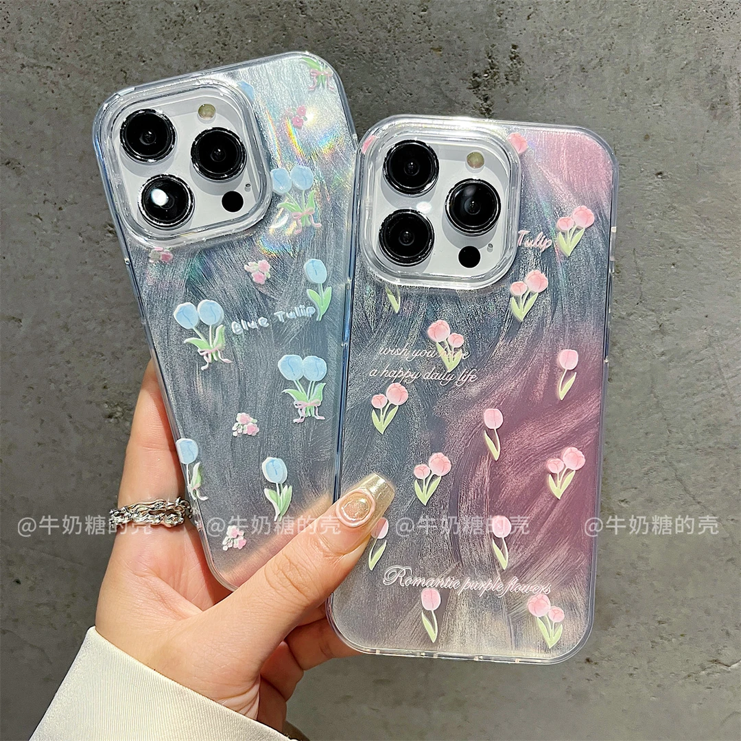 IMD羽纱纹适用苹果15iPhone/华为荣耀/VIVO/OPPO/小米手机壳防摔