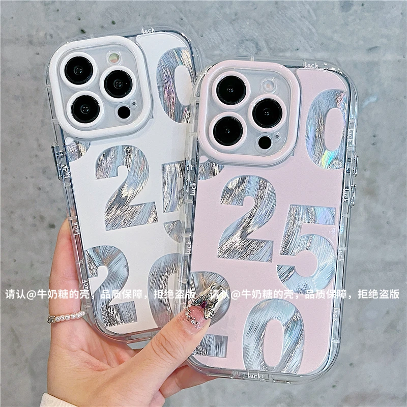 羽纱奶油壳适用苹果16/iPhone/华为荣耀/OPPO/VIVO/小米/手机壳潮