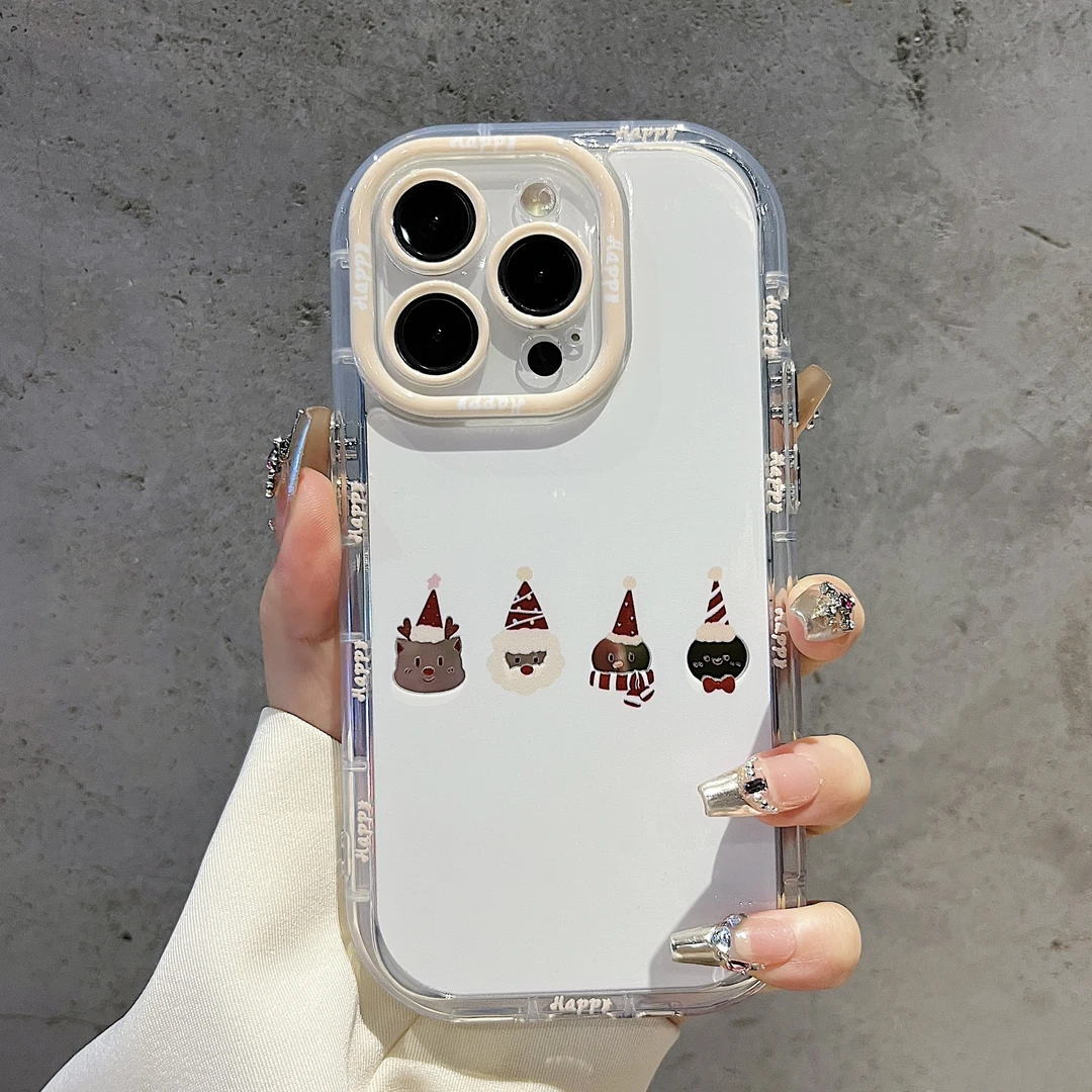 镜面奶油壳适用苹果15/iPhone/华为荣耀/OPPO/VIVO/小米手机壳潮