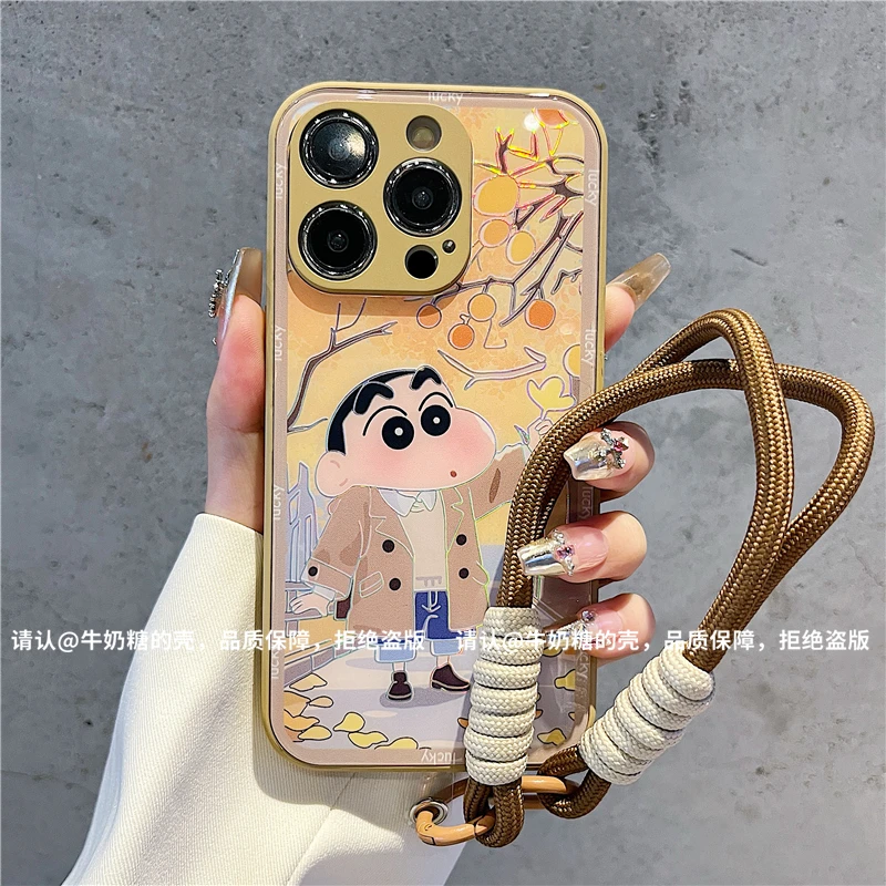 肤感烫金玻璃壳适用苹果iphone16/华为荣耀/OPPO/VIVO/小米手机壳