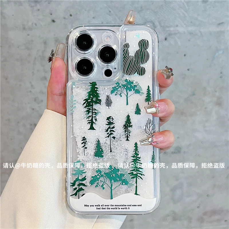 流沙壳适用苹果16iPhone/华为荣耀/OPPO/VIVO/小米手机壳爆款防摔