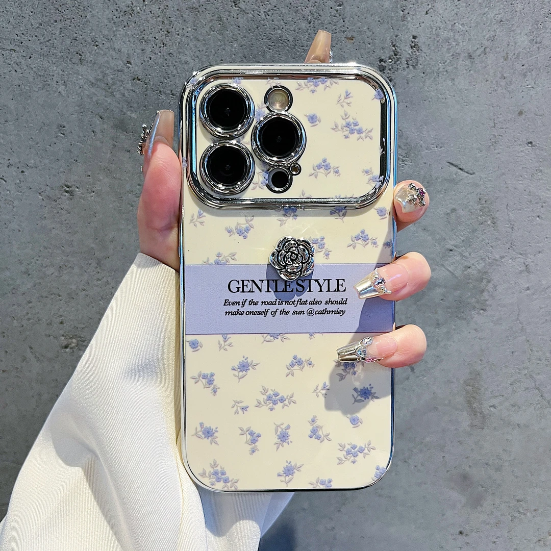 电镀大视窗适用苹果15/iPhone/华为荣耀/oppo/vivo/小米手机壳潮