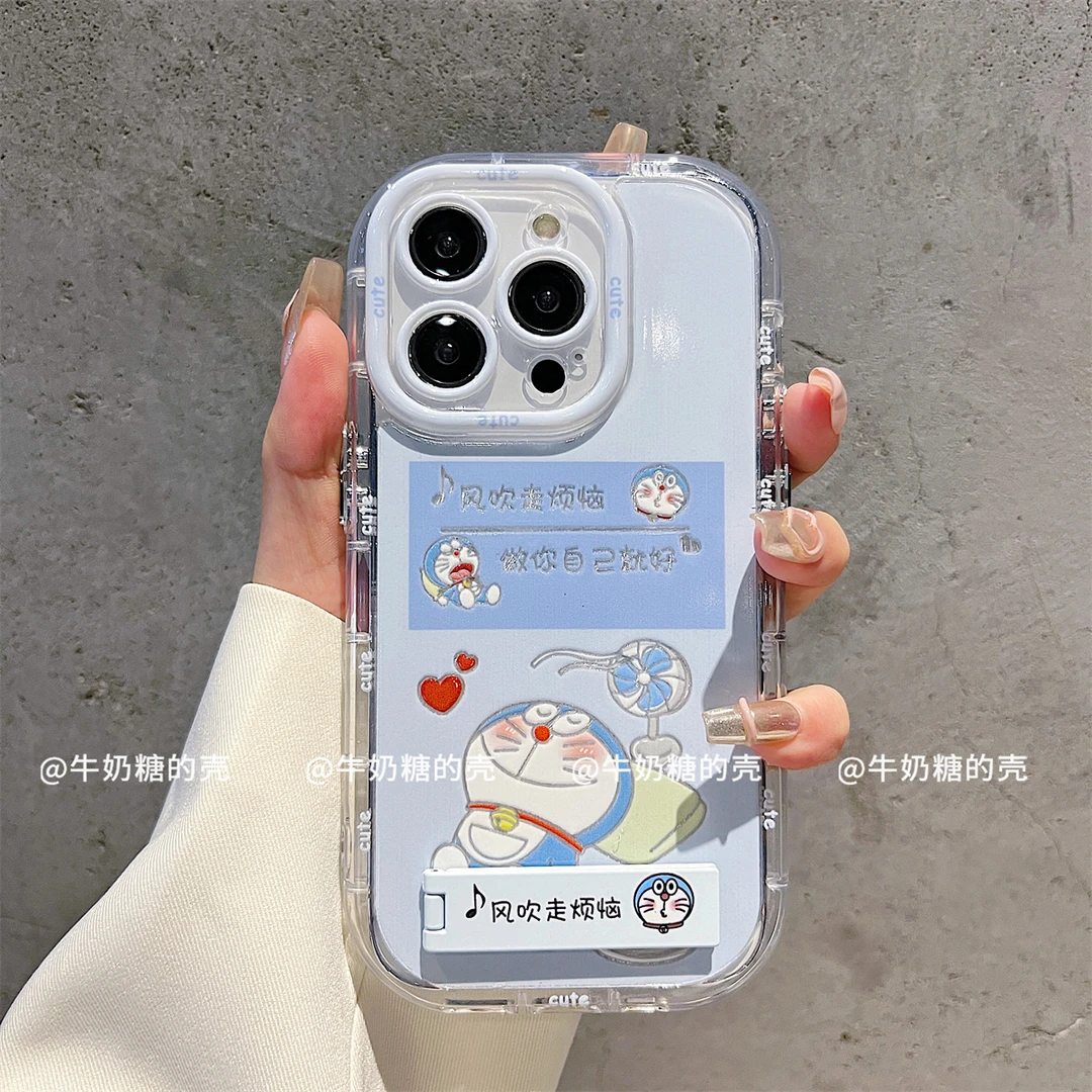 羽纱奶油壳适用苹果15iPhone/华为荣耀/OPPO/VIVO/小米手机壳防摔