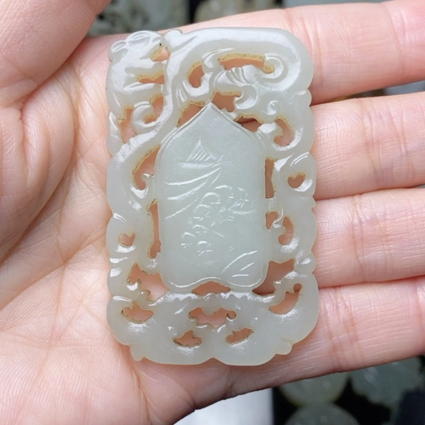 【闪购商品】和田玉挂件未镶嵌鬼**影