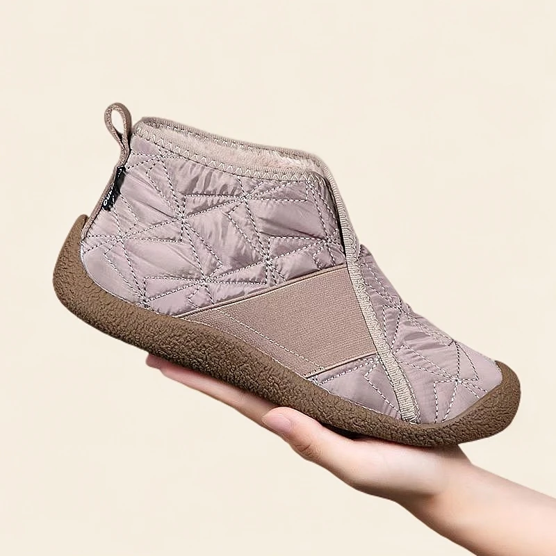 冬季新款高帮棉鞋软底防滑妈妈鞋加绒加厚保暖外穿休闲时尚雪地靴