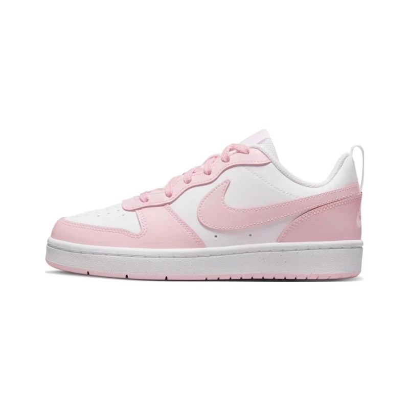 耐克/Nike Court Borough 2 樱花粉女款 经典休闲板鞋 DQ0492-100