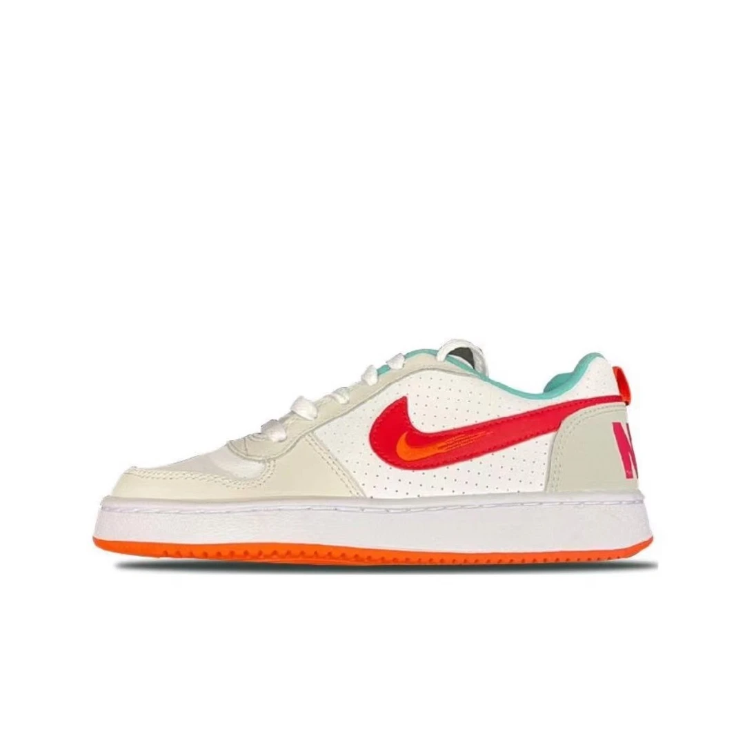 Nike/耐克Court Borough Low GS 白红休闲板鞋 FD4635-161