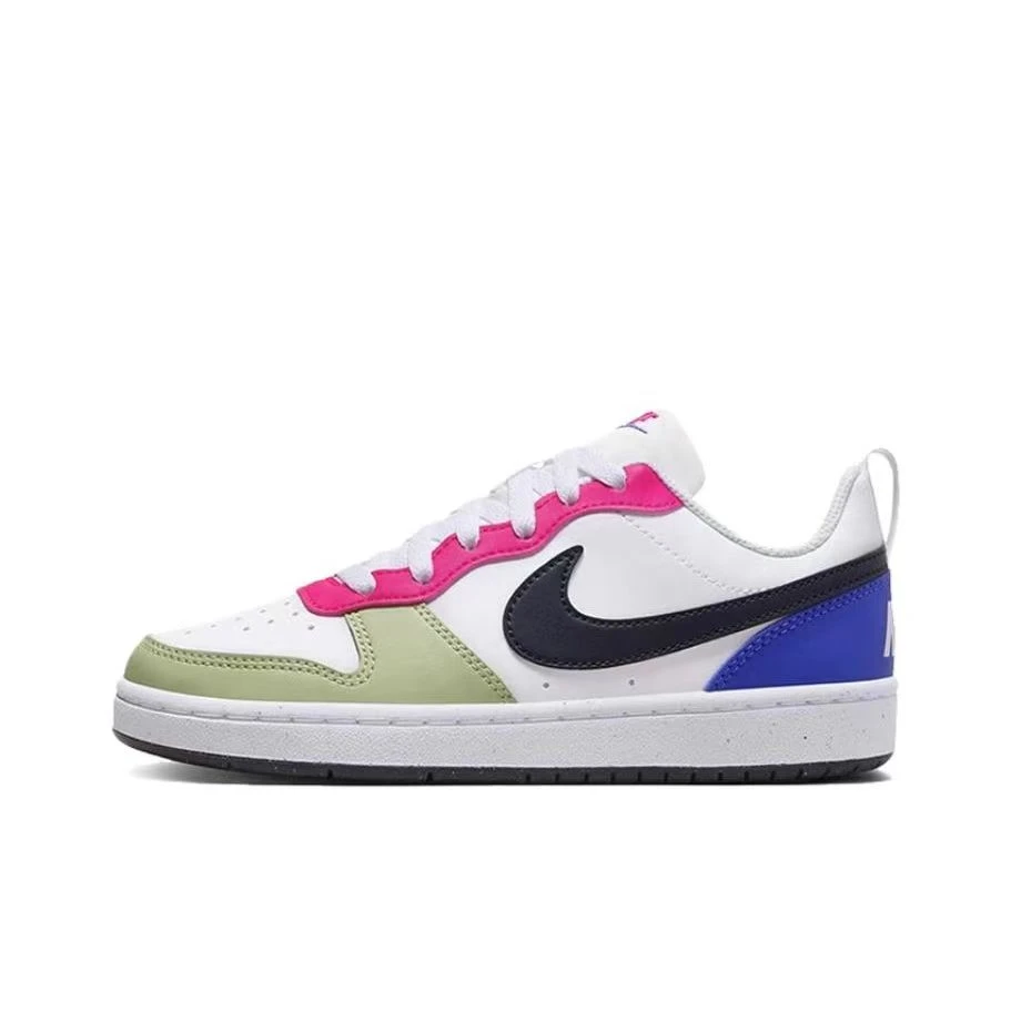 Nike/耐克Court BoroughGS Low女子彩色拼接低帮鞋DV5456-108