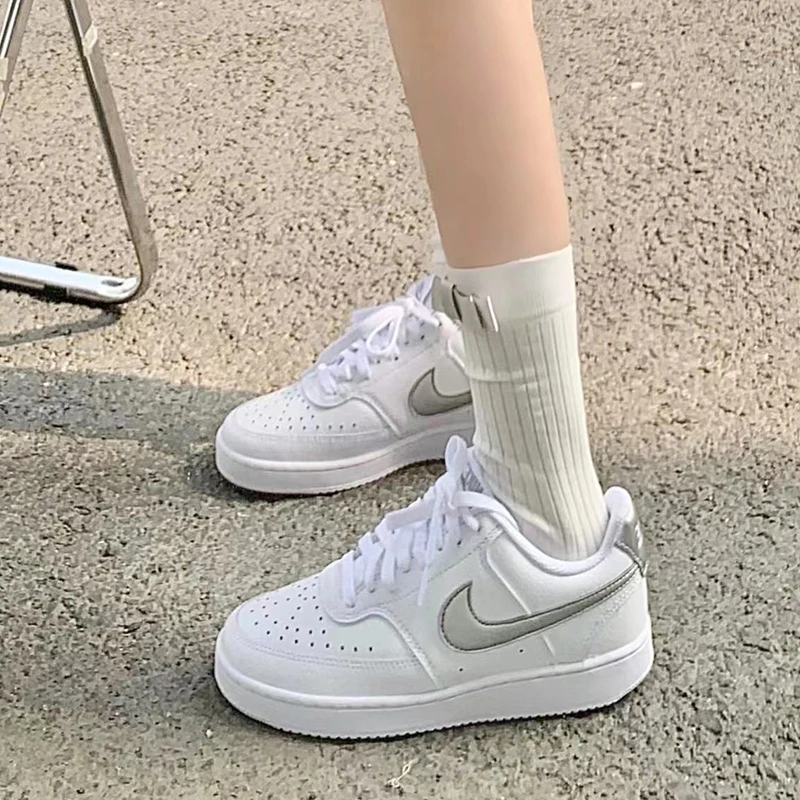 Nike/耐克COURT VISIONLOW经典休闲运动低帮板鞋小白鞋CD5434-111