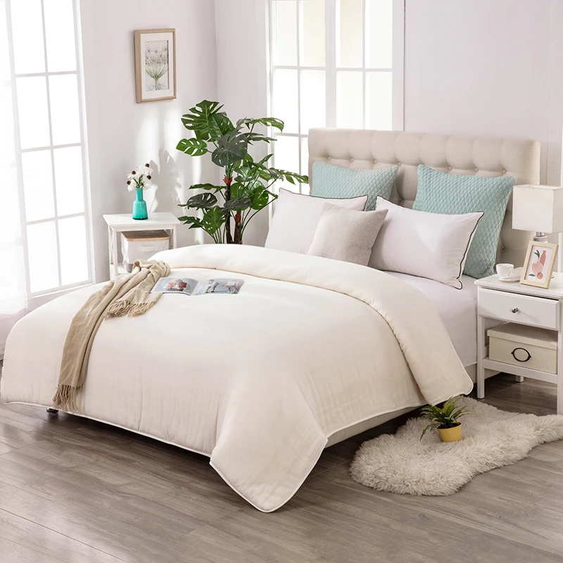 新疆长绒棉花被可盖可垫棉花被手工四季被冬被棉花被加厚单人