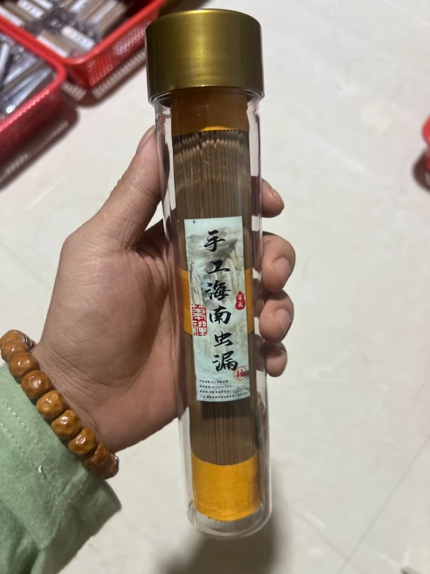 手工高油海南虫漏沉香，线香，100克装