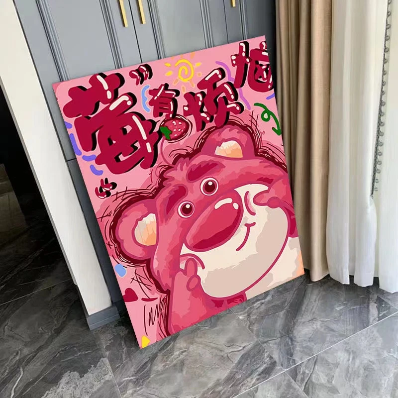 diy数字油画卡通动漫油画初学者易上手装饰画