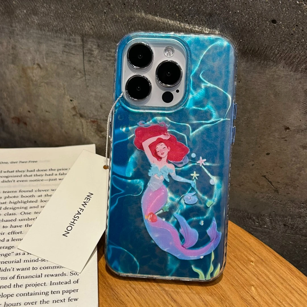 夏屿乐ins海底美人鱼适用iPhone15苹果14promax手机壳13/11小众12