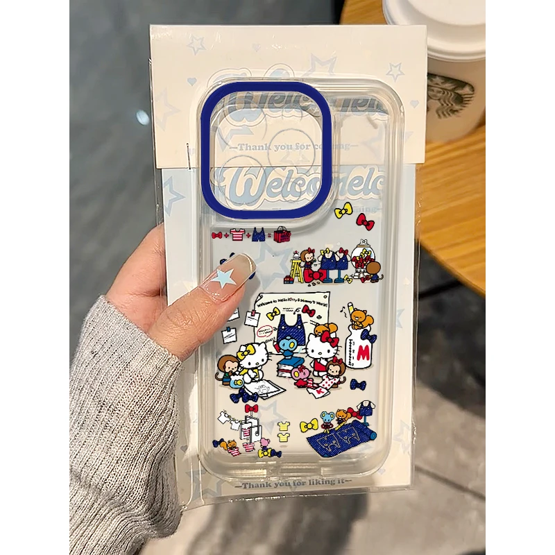 这家壳ins卡通kitty适用苹果13手机壳iPhone15女华为vivo小米oppo