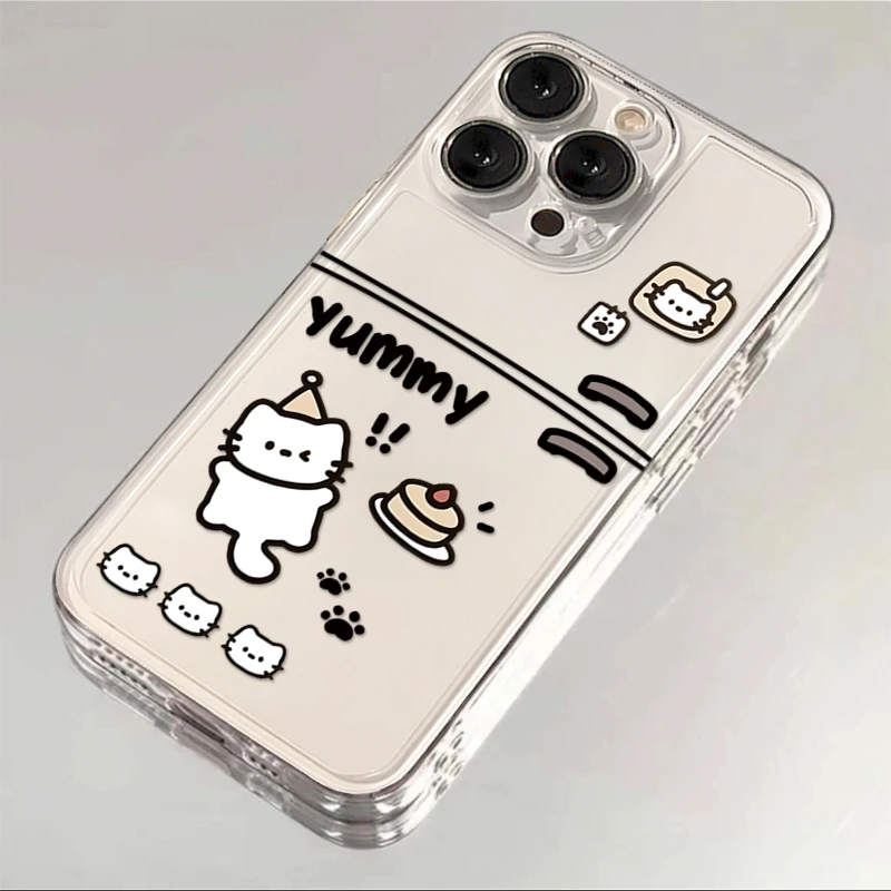 可爱冰箱猫iPhone14卡通13/12手机壳15软11苹果oppo华为vivo小米