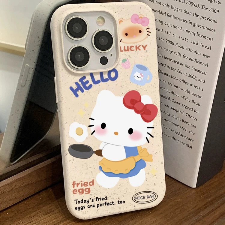 苹果/华为/oppp/小米vivo煎蛋凯蒂猫iPhone13/14promax环保12软11