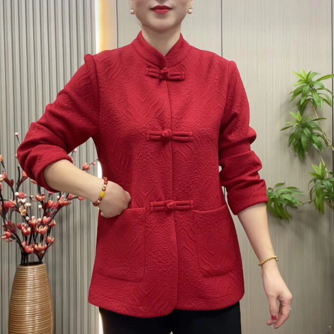 2024国风民族风外套盘扣唐装时尚小衫
