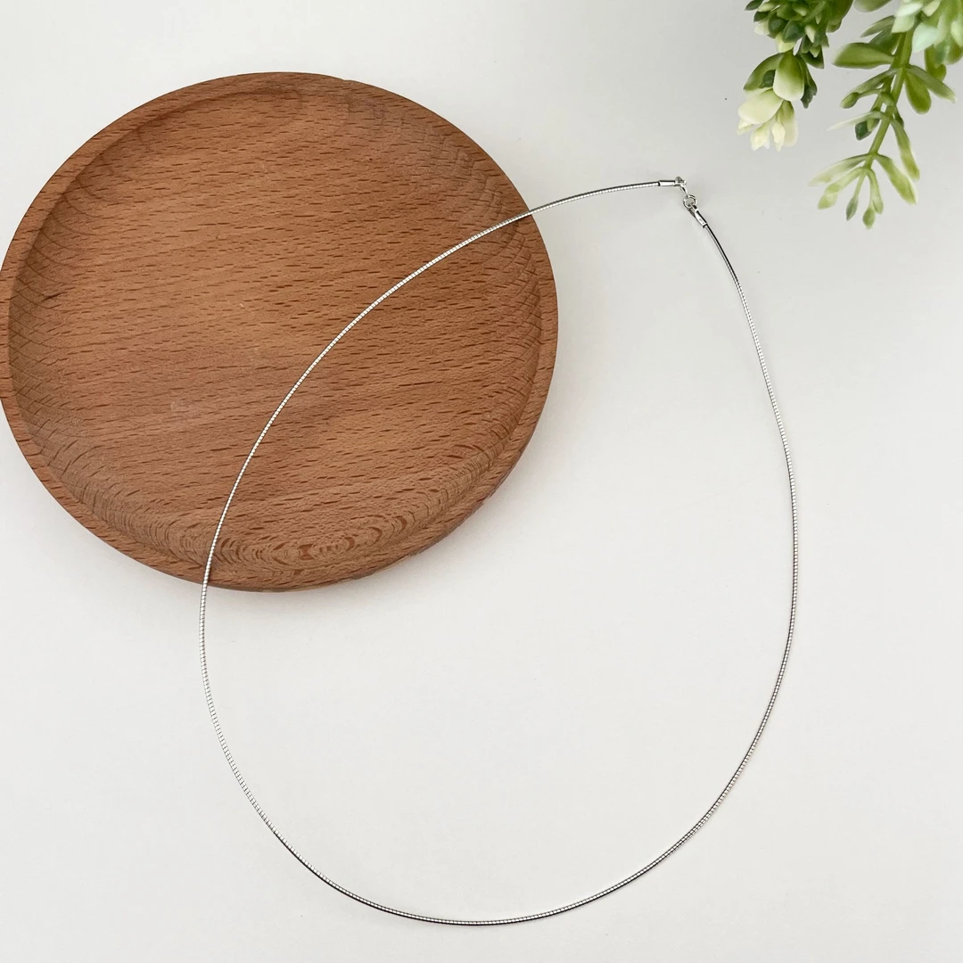 链子925银 S925纯银项圈女爆款时尚百搭高级感简约短款锁骨链素款