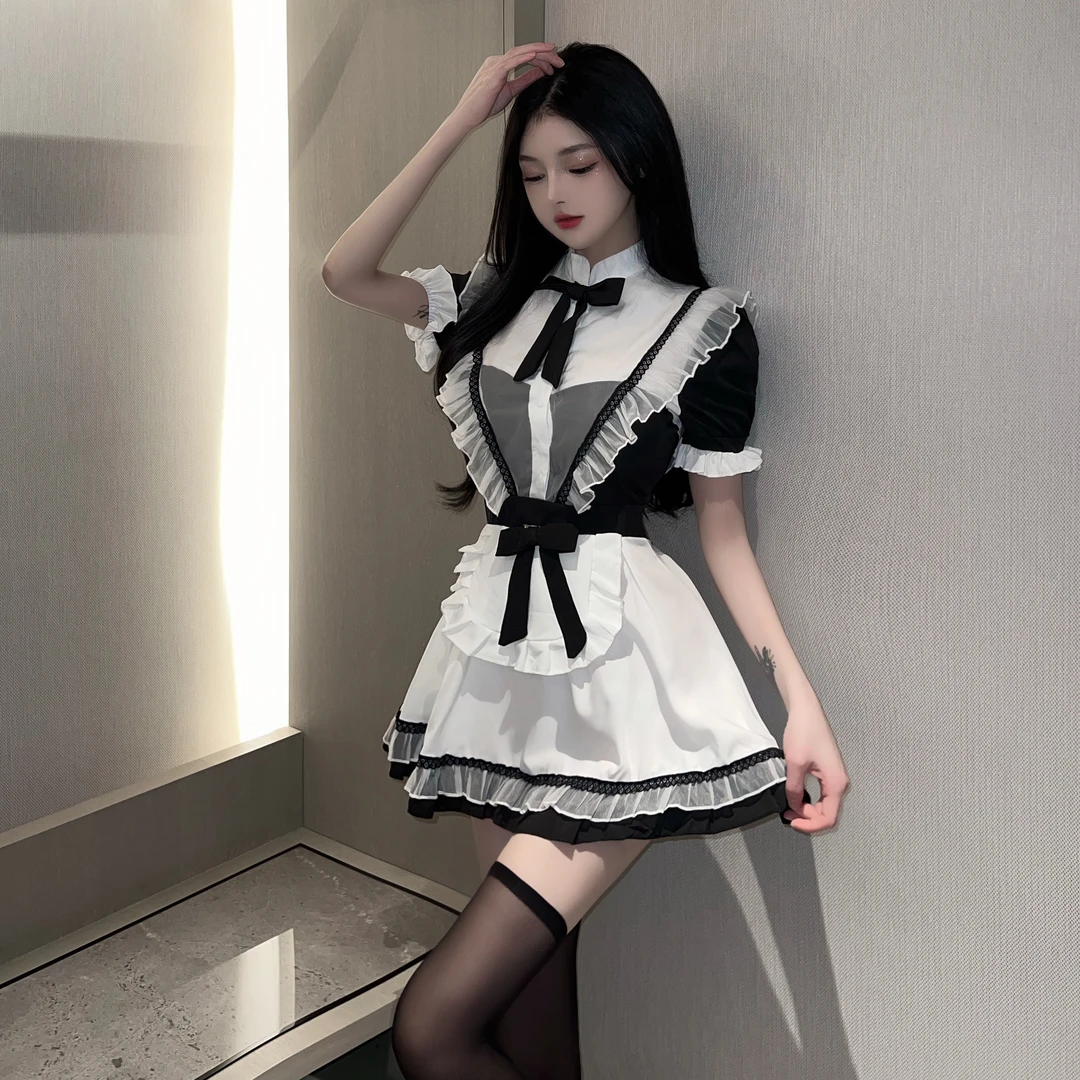 辣妹诱惑蕾丝内衣jk甜欲制服套装超可爱收腰性感均码显瘦贴身睡裙