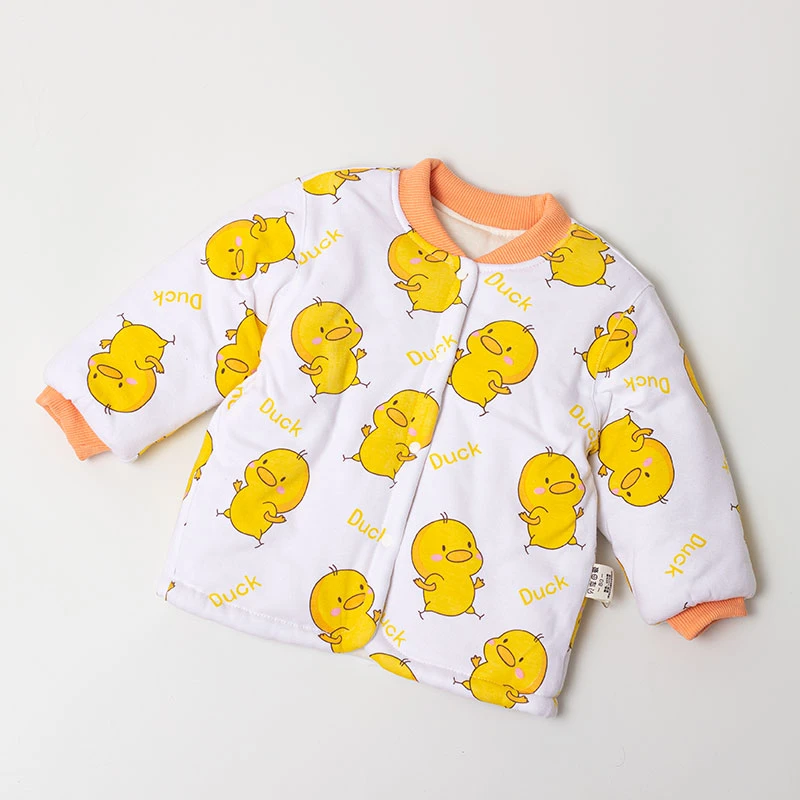 宝宝手工棉花棉衣冬季加棉加厚外套小童内穿小棉袄棉花上衣