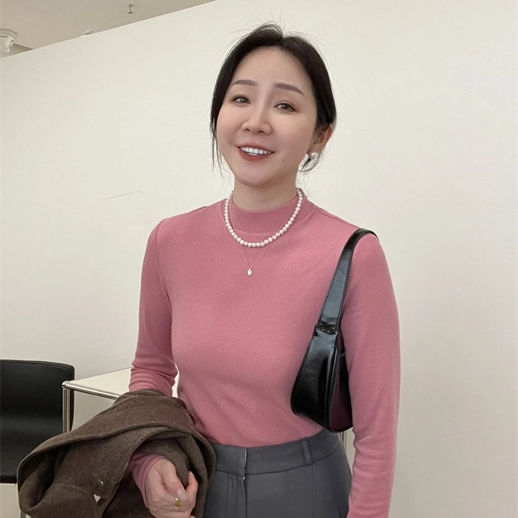 钛钢树脂项链 widelia老板娘韩版简约不规则气质百搭珠珠项链2022