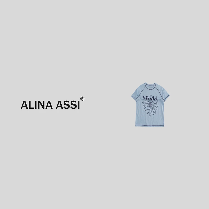 【汶汶】2024新款百搭时尚T恤简约显瘦短袖上衣YMM271