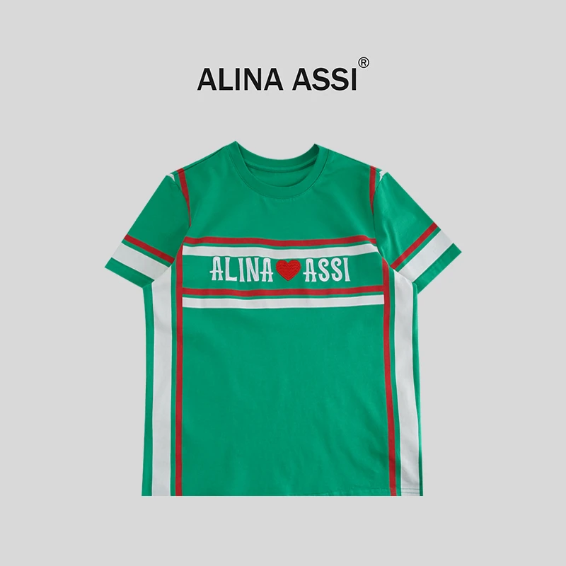 【糯米姐】2025春夏新款百搭时尚T恤简约显瘦短袖上衣W153