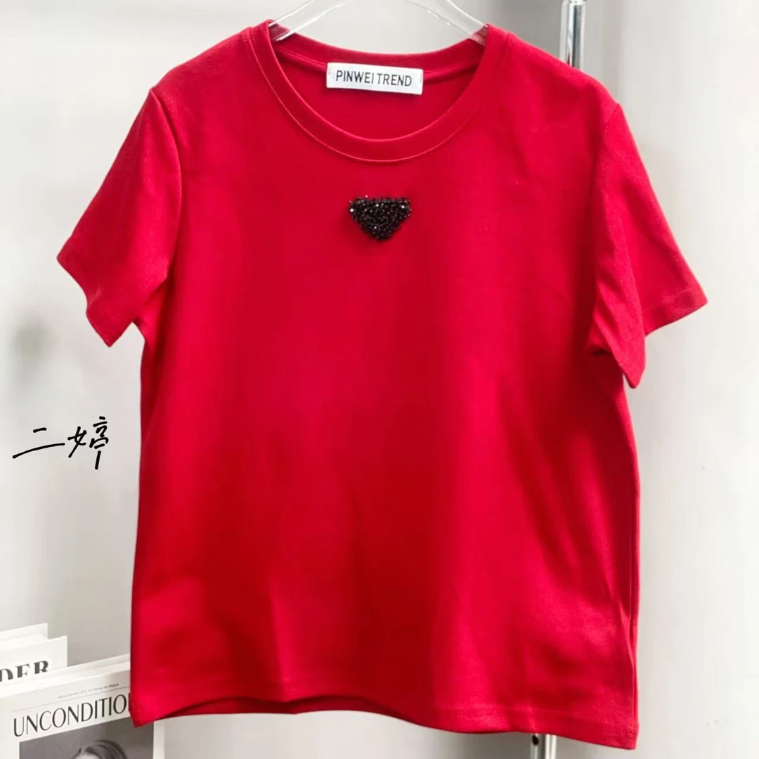 【现货】三角钻短袖T恤1039